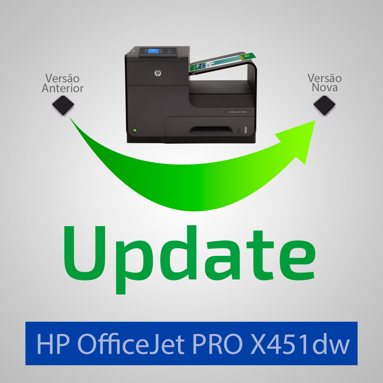 Update HP X451dw