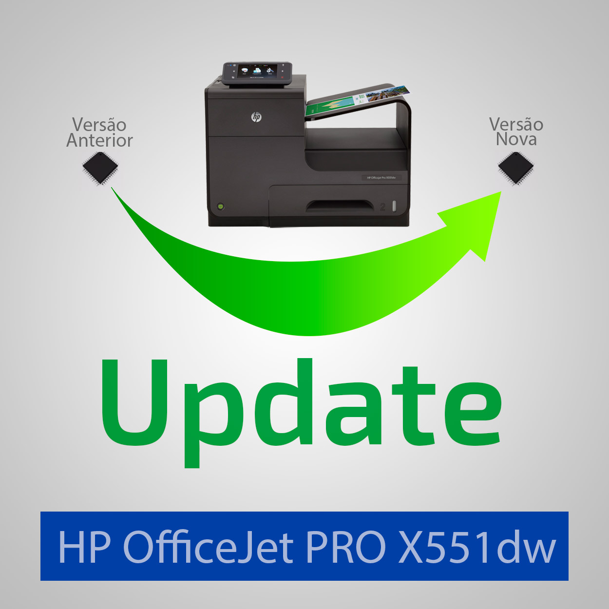 Update HP X551dw