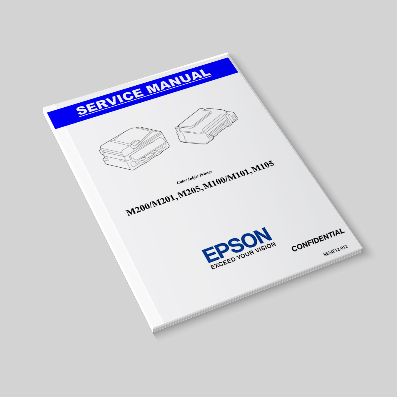 M100, M101, M105, M200, M201 e M205 - Epson Service Manual | Manual de Serviço