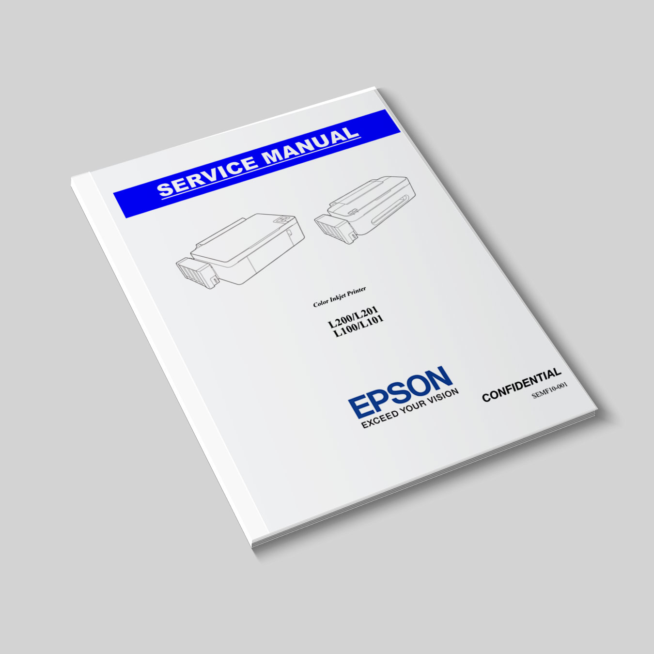 L100, L101, L200 e L201 - Epson Service Manual | Manual de Serviço