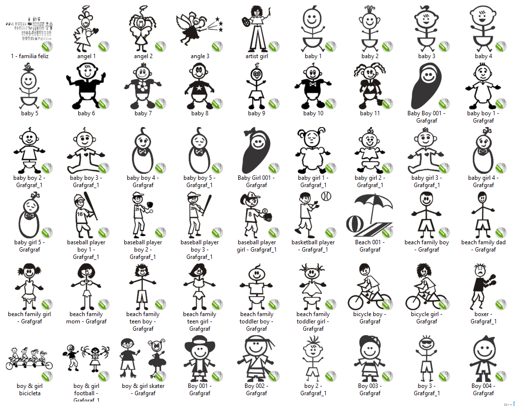 Família Feliz - 450 Vetores