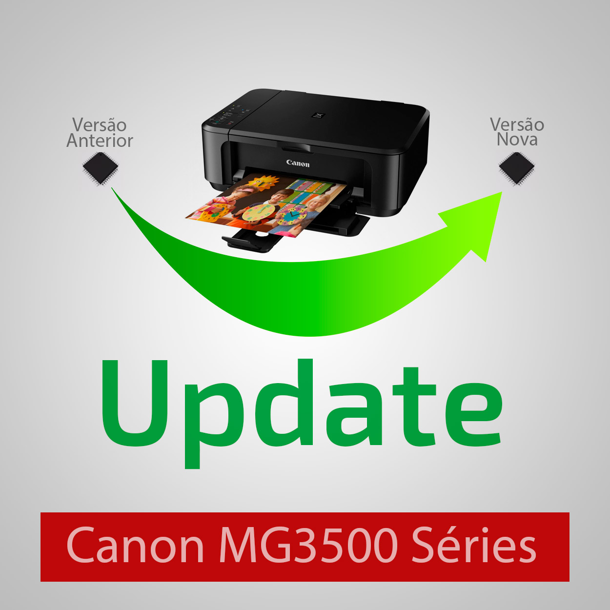 Update de Firmware Canon MG3500 Séries - (MG3510 e Similares)