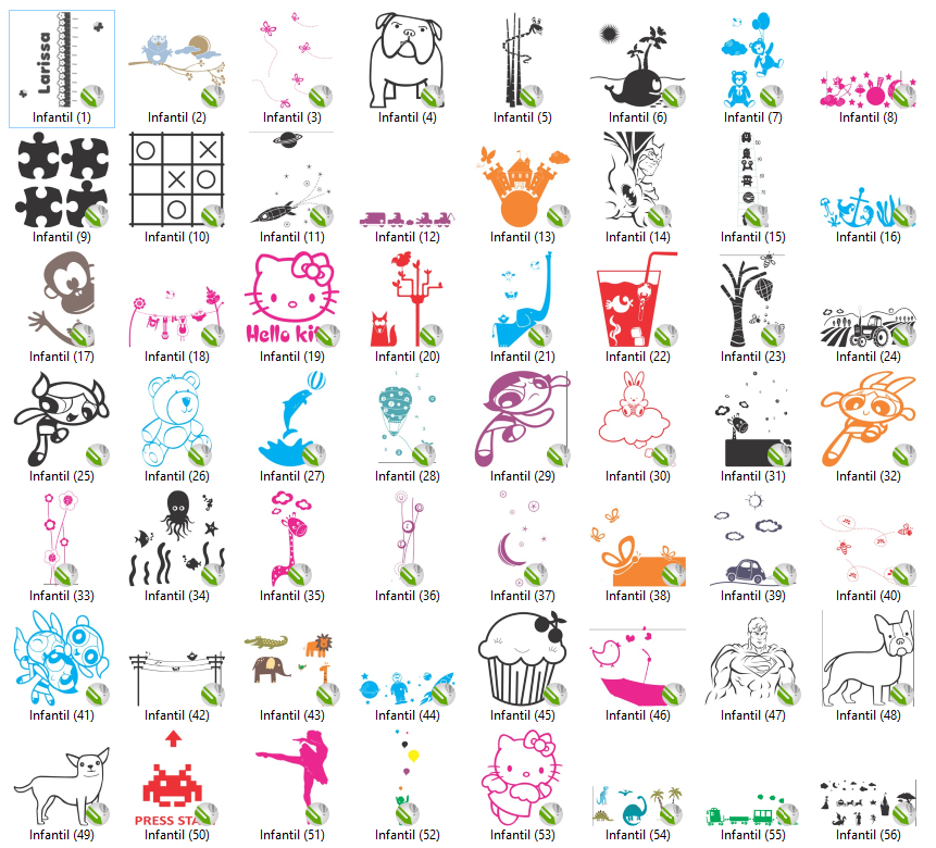 Infantil - 357 Vetores