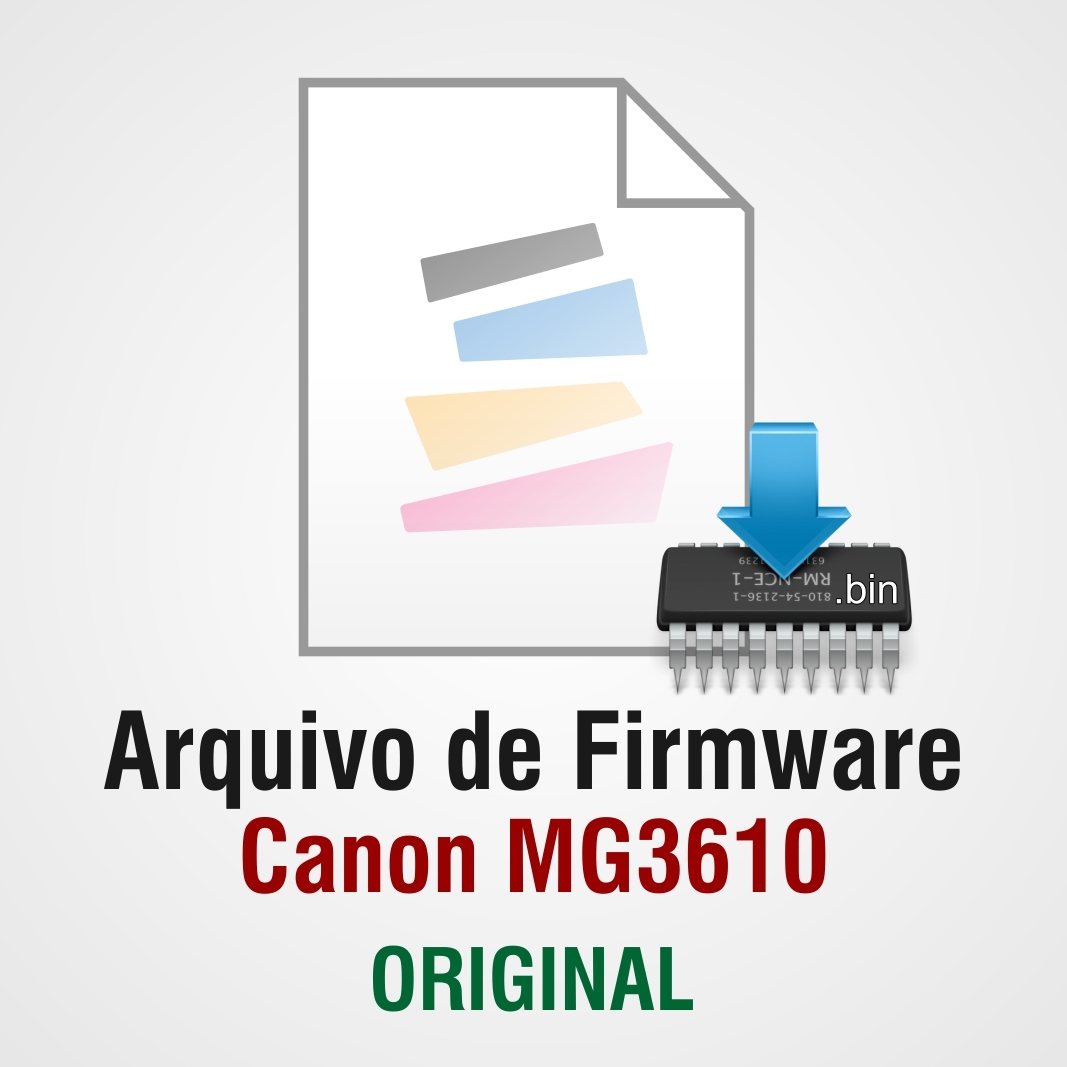 Firmware Canon MG3610 (QM7-4451) - Original  (Arquivo Eeprom .bin)