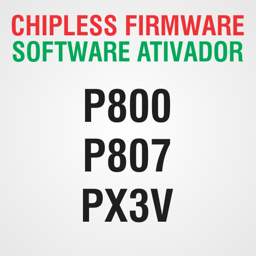 Epson SC-P800, SC-P807, SC-P808 e SC-PX3V | Arquivo de Software Firmware ChipLess