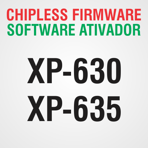 EPSON XP-630, XP-635 - Firmware para usar Bulk Ink Sem Chip / Firmware Chipless (Software Ativador)