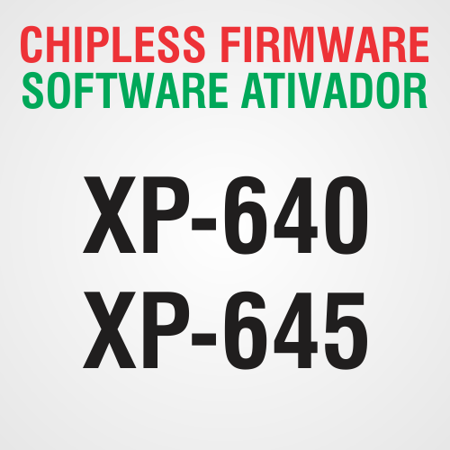 Epson XP-640 e XP-645 | Arquivo de Software Firmware ChipLess