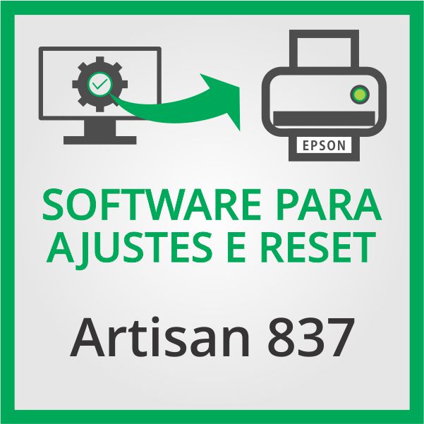 Epson Artisan 837 | Software para Ajustes e Reset das Almofadas