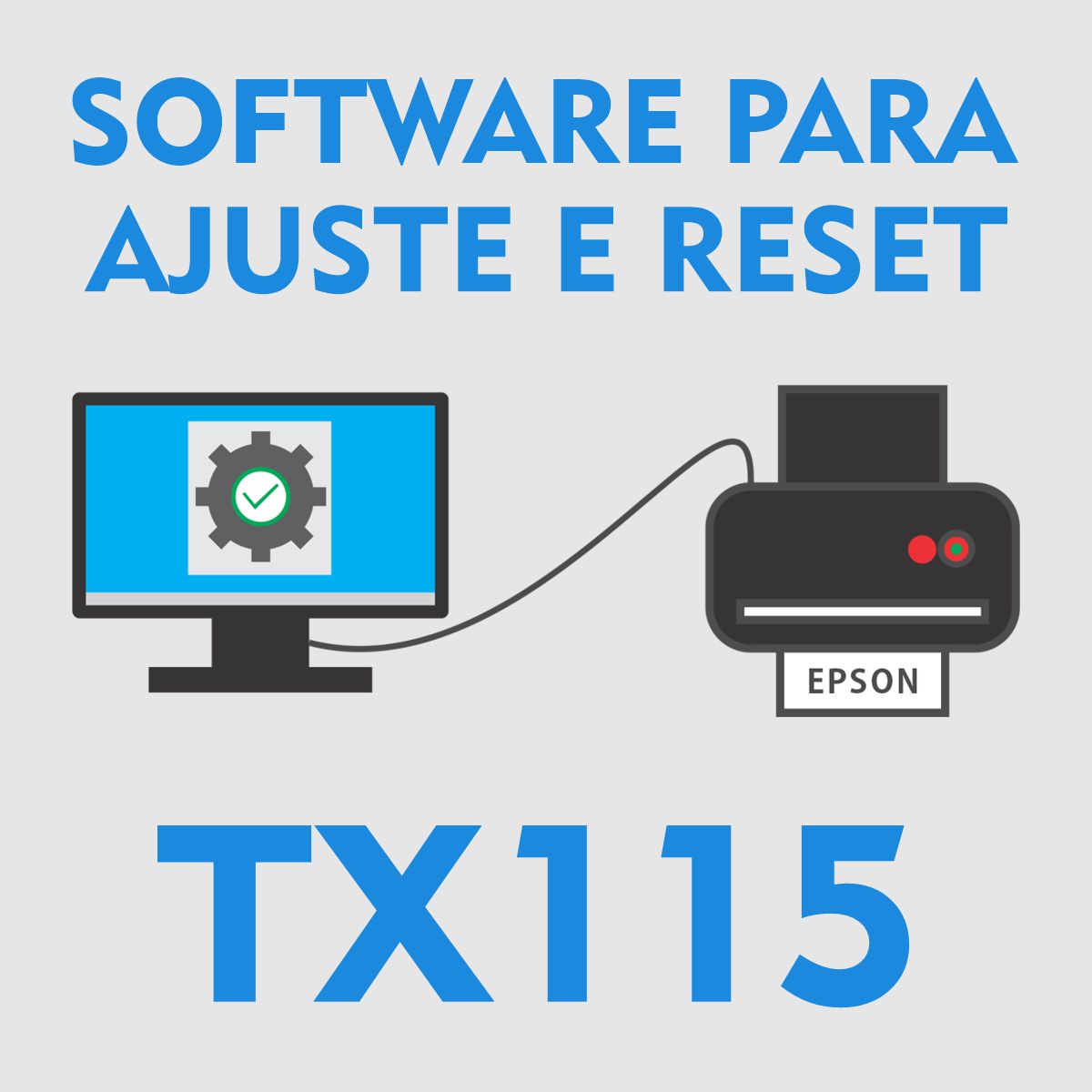 Epson TX115 | Software para Ajustes e Reset das Almofadas