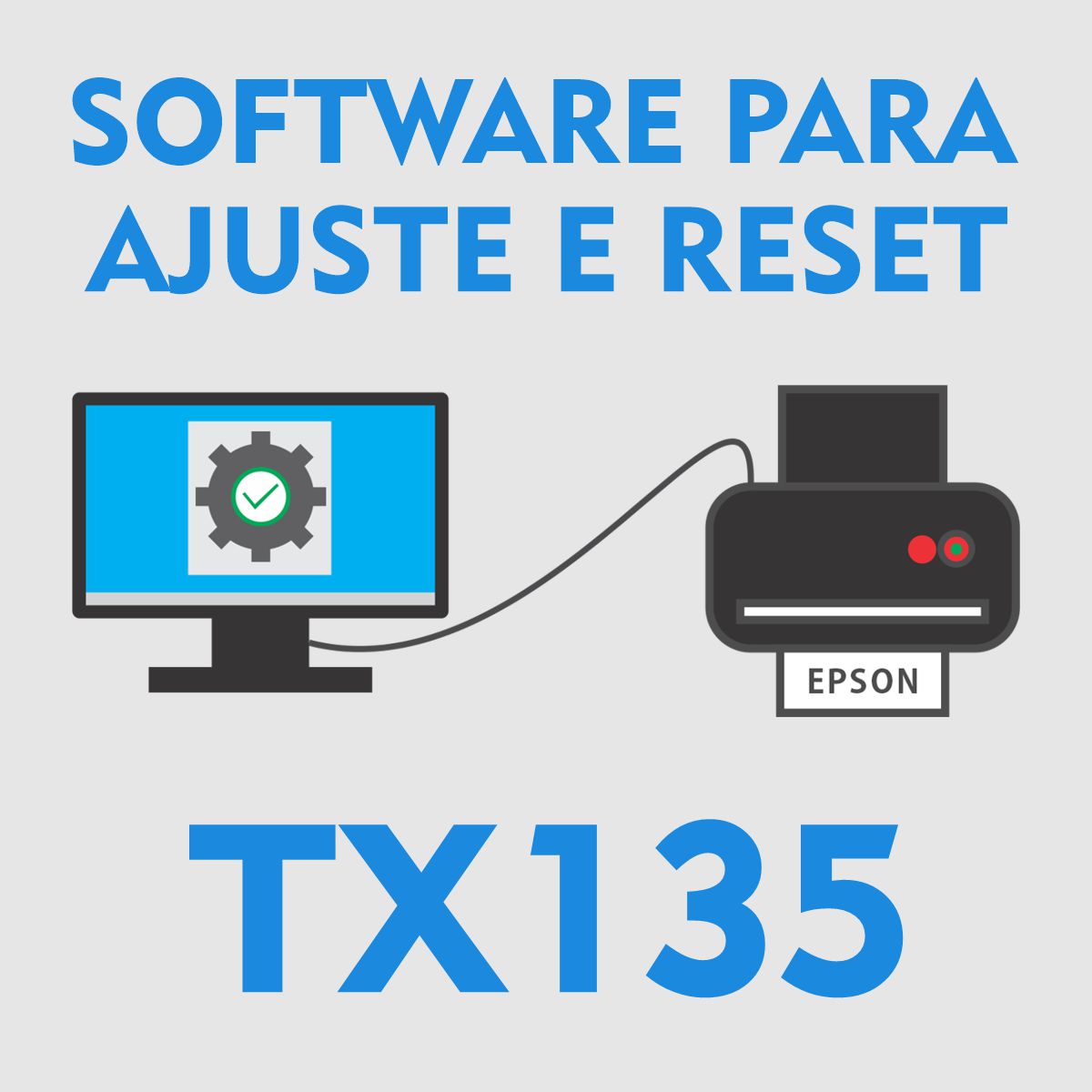EPSON TX135 | SOFTWARE PARA AJUSTES E RESET DAS ALMOFADAS