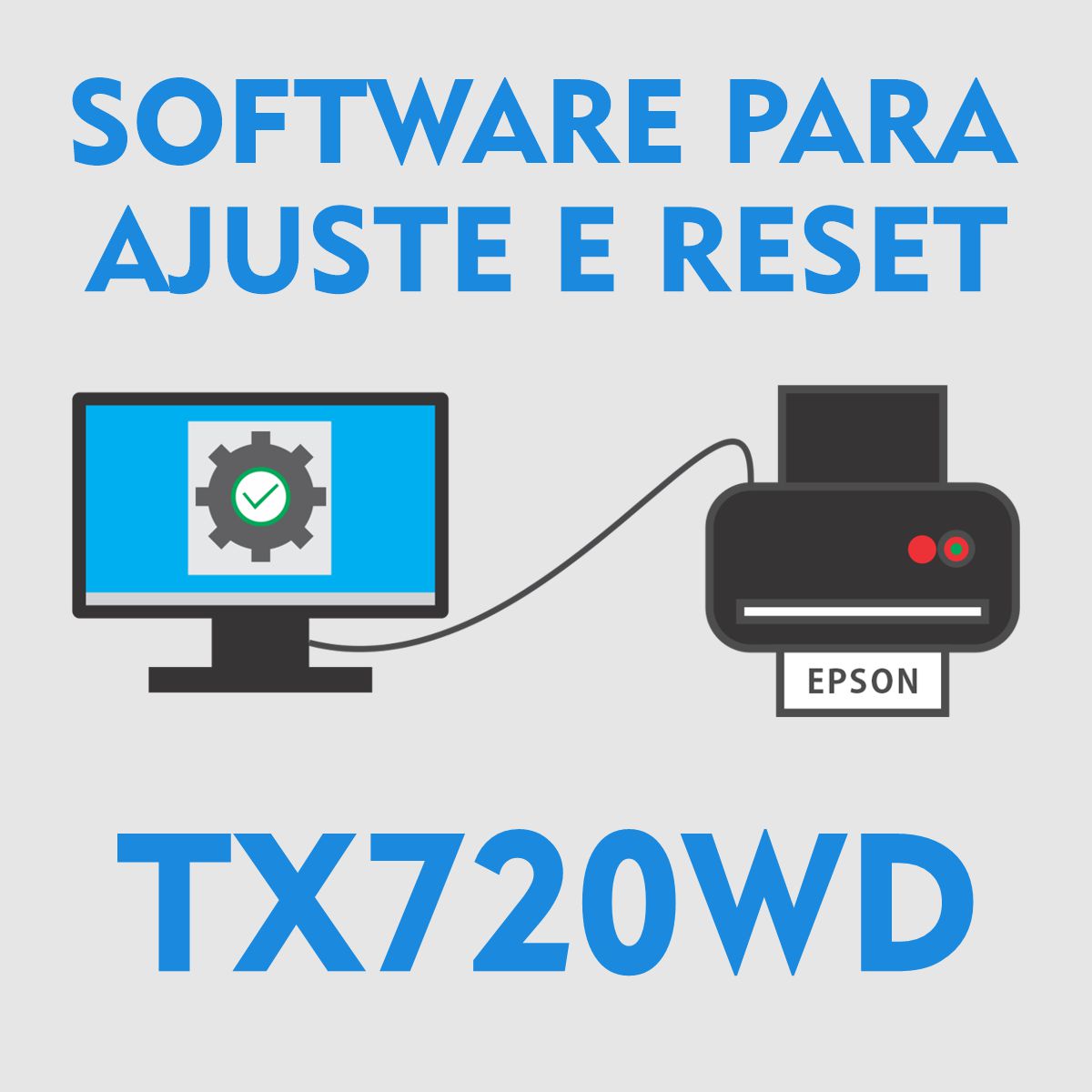 Epson TX720WD | Software para Ajustes e Reset das Almofadas