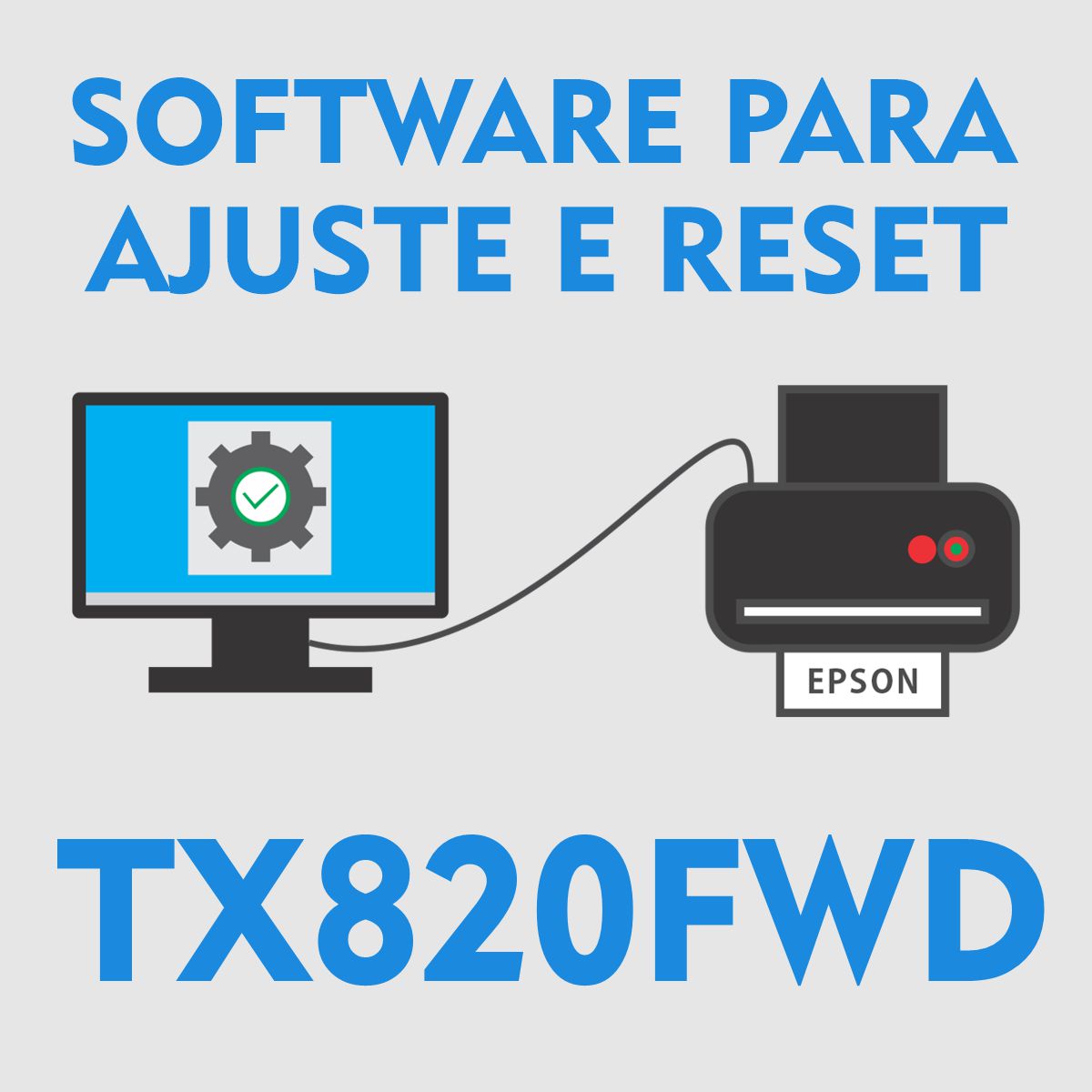 Epson TX820FWD | Software para Ajustes e Reset das Almofadas