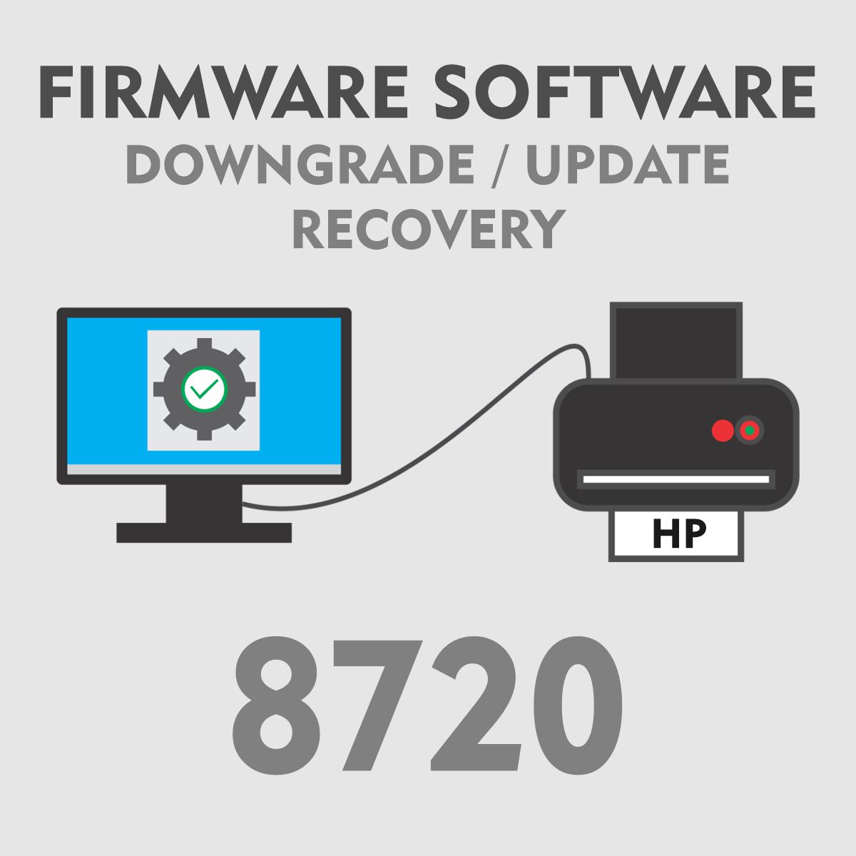 HP 8720 | Software Firmware para Downgrade Update Recovery
