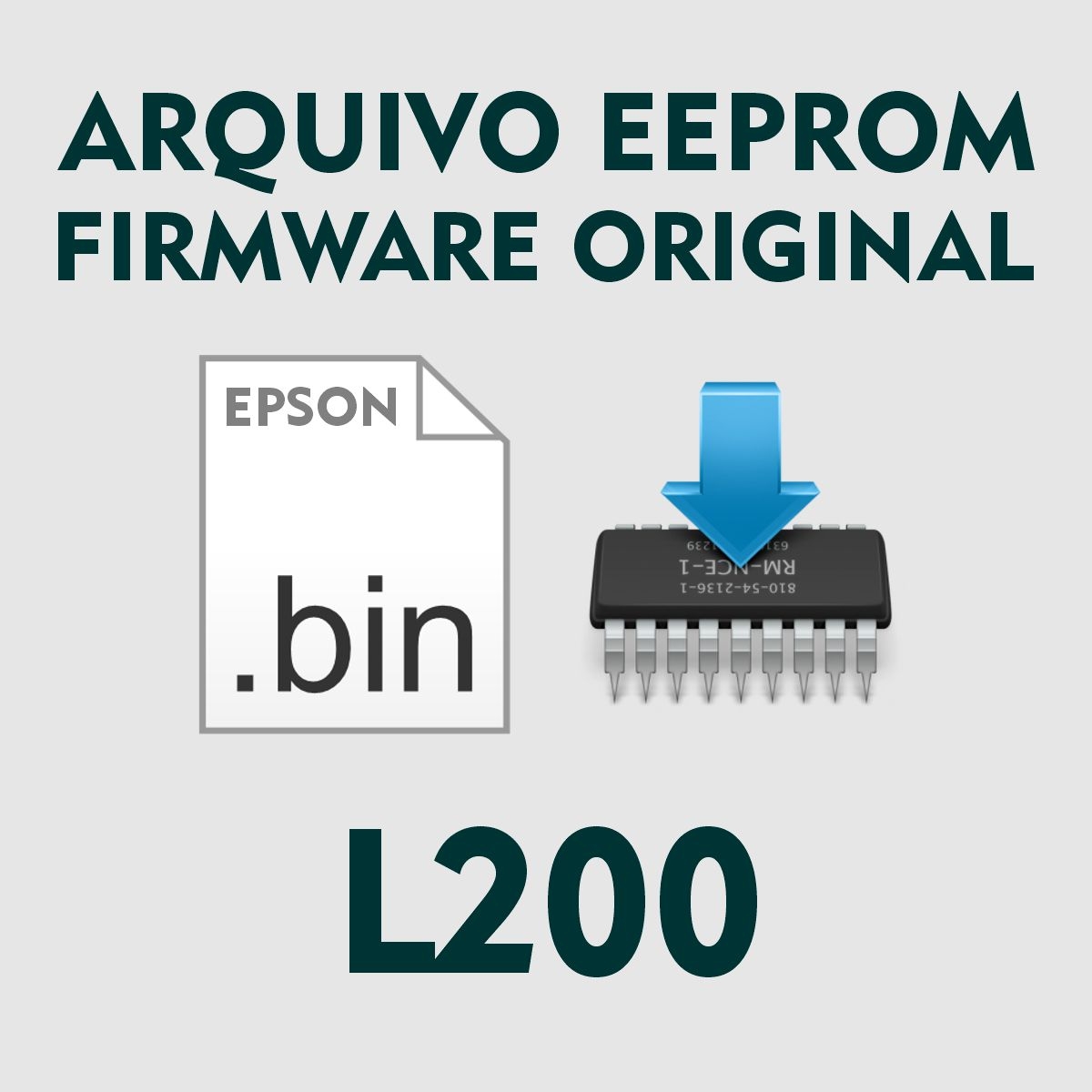 Epson L200 | Arquivo de Eeprom Firmware .bin - Original
