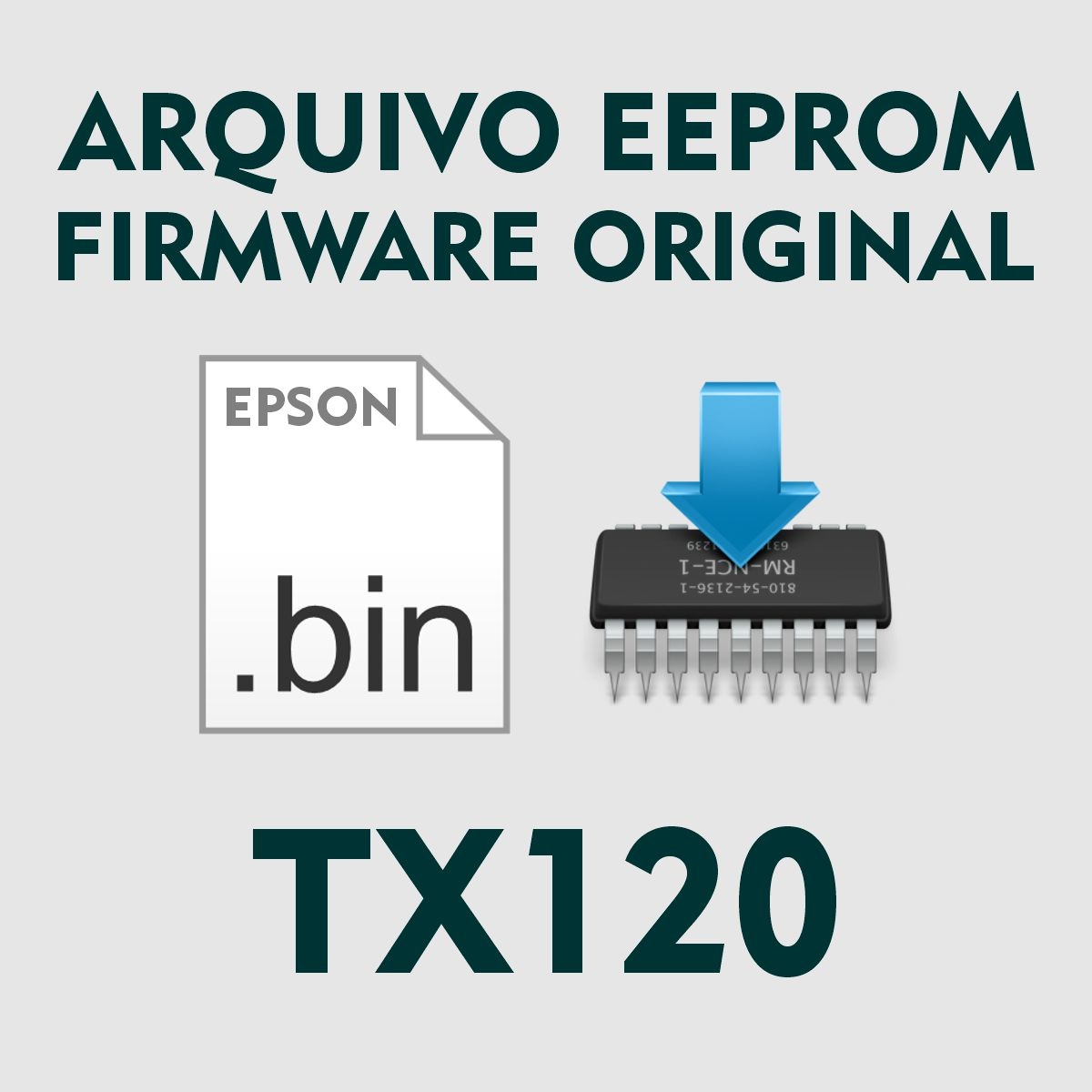 Epson TX120 | Arquivo de Eeprom Firmware .bin - Original