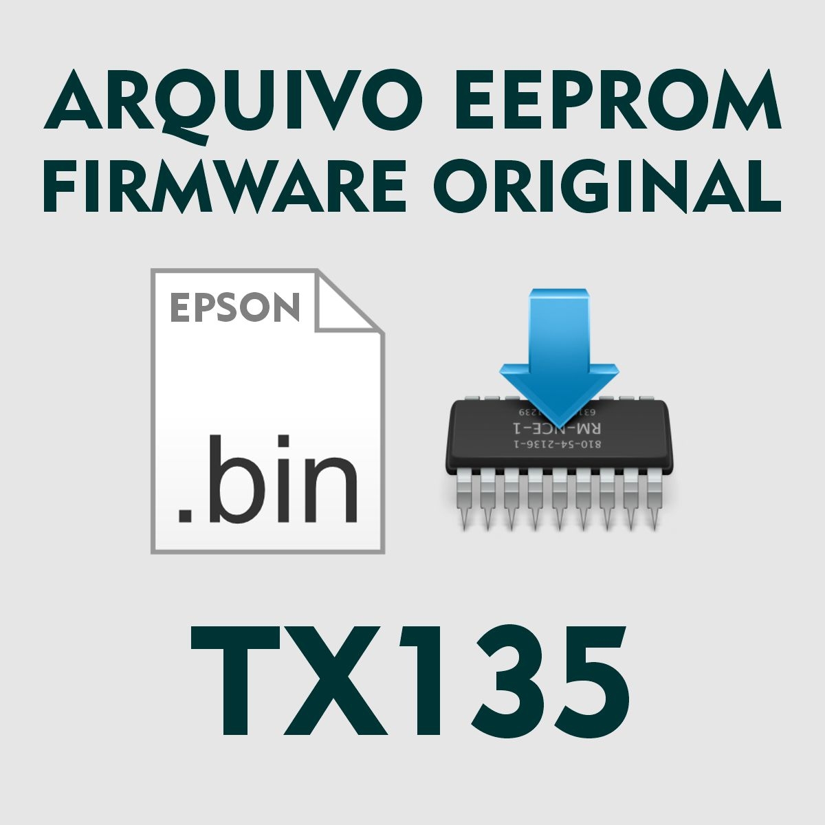 Epson TX135 | Arquivo de Eeprom Firmware .bin - Original