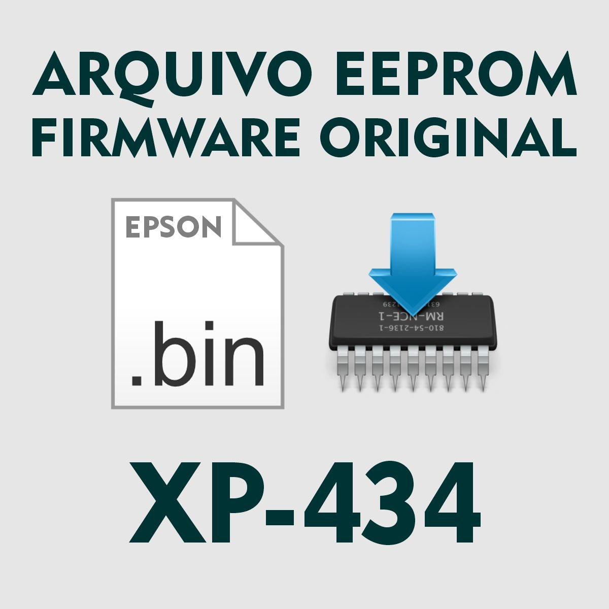 Epson XP-434 | Arquivo de Eeprom Firmware .bin - Original