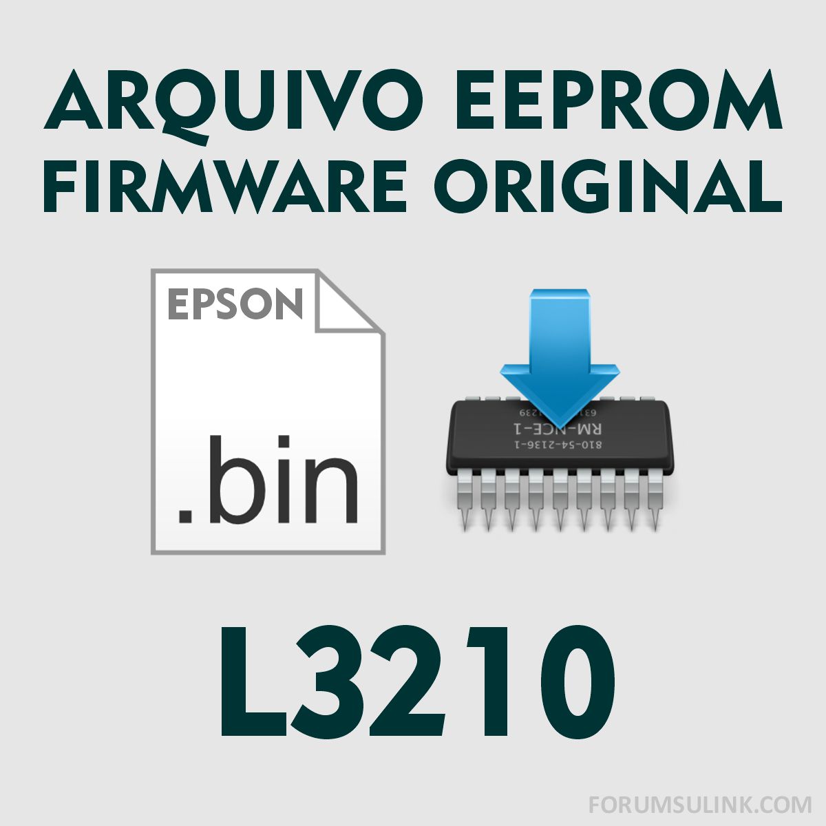 Epson L3210 | Arquivo de Eeprom Firmware .bin - Original