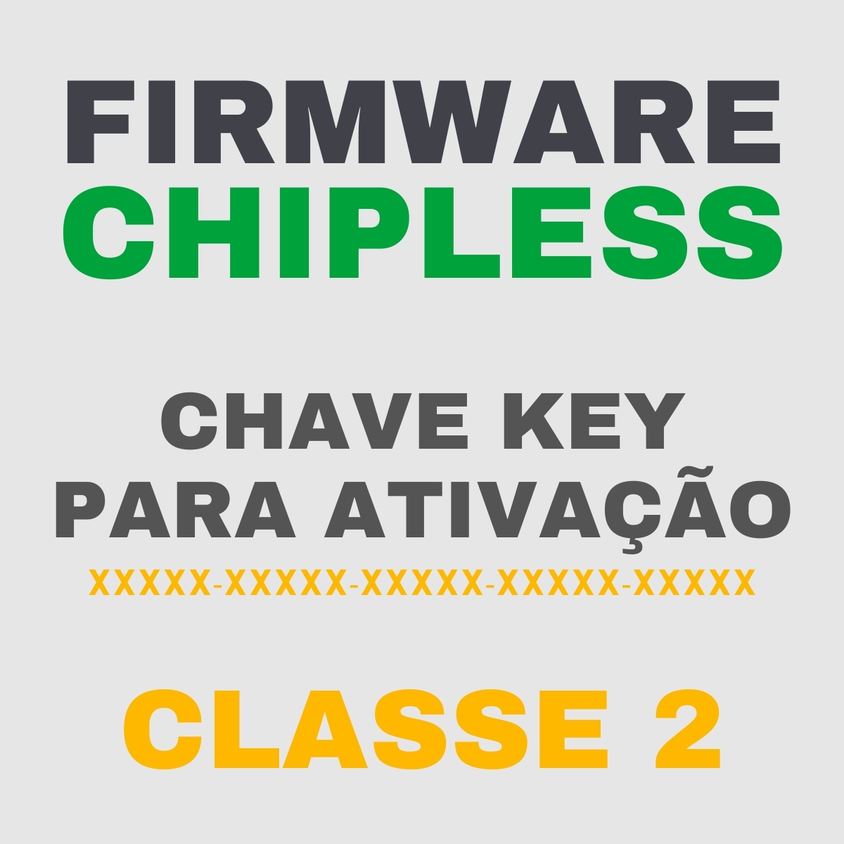 Chave Key de Ativação Firmware ChipLess para Impressora Epson - Classe 2